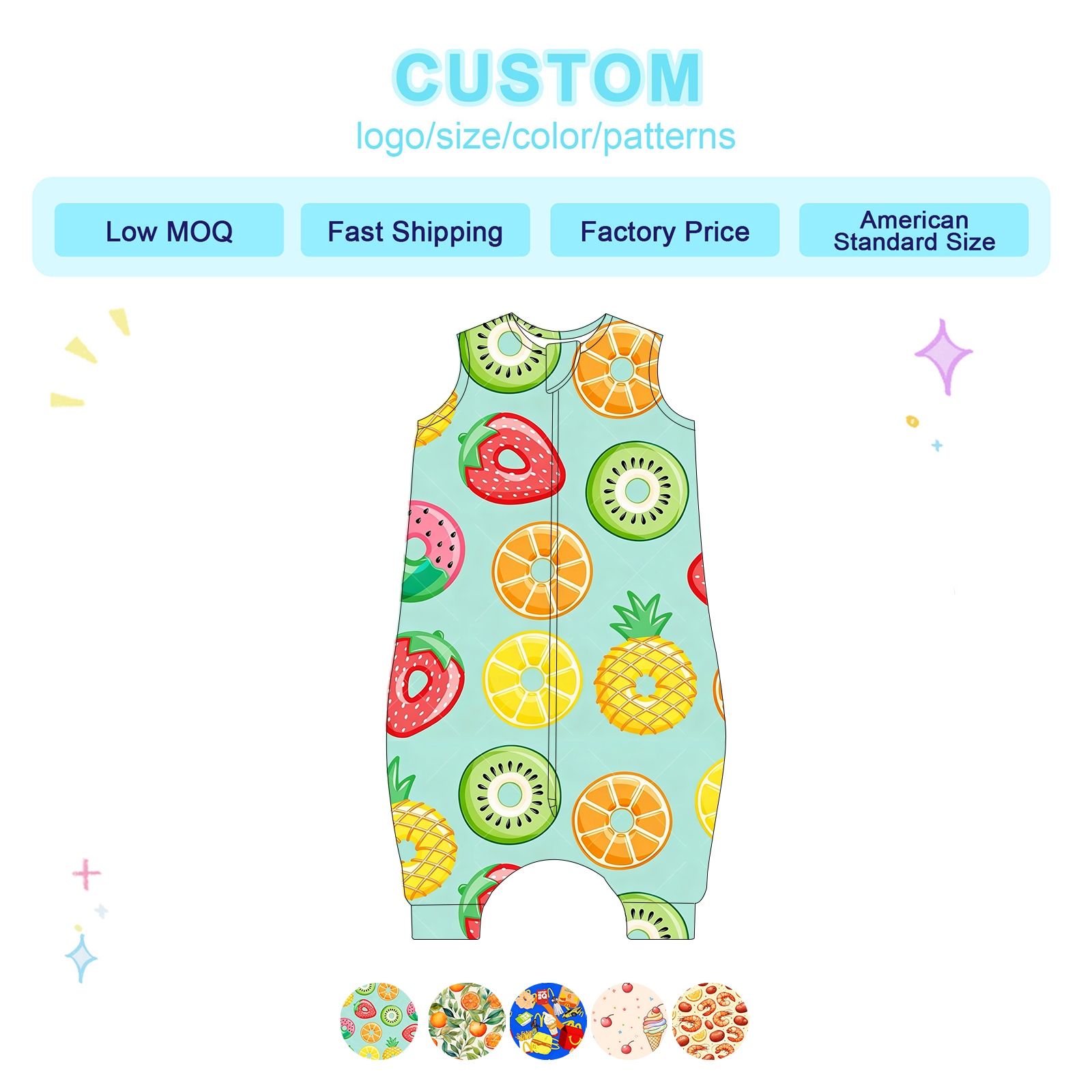 Fast Delivery Sleeping Bag Baby Spring Apparel Mill Private Label