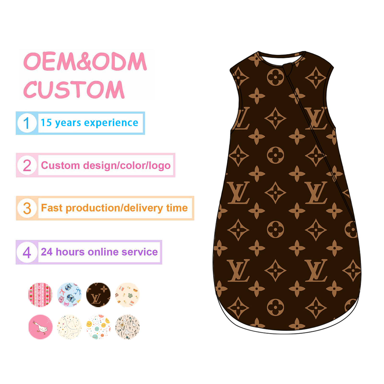 Fast Delivery A Baby Sleeping Bag Manufacturer ODM Manufacturing