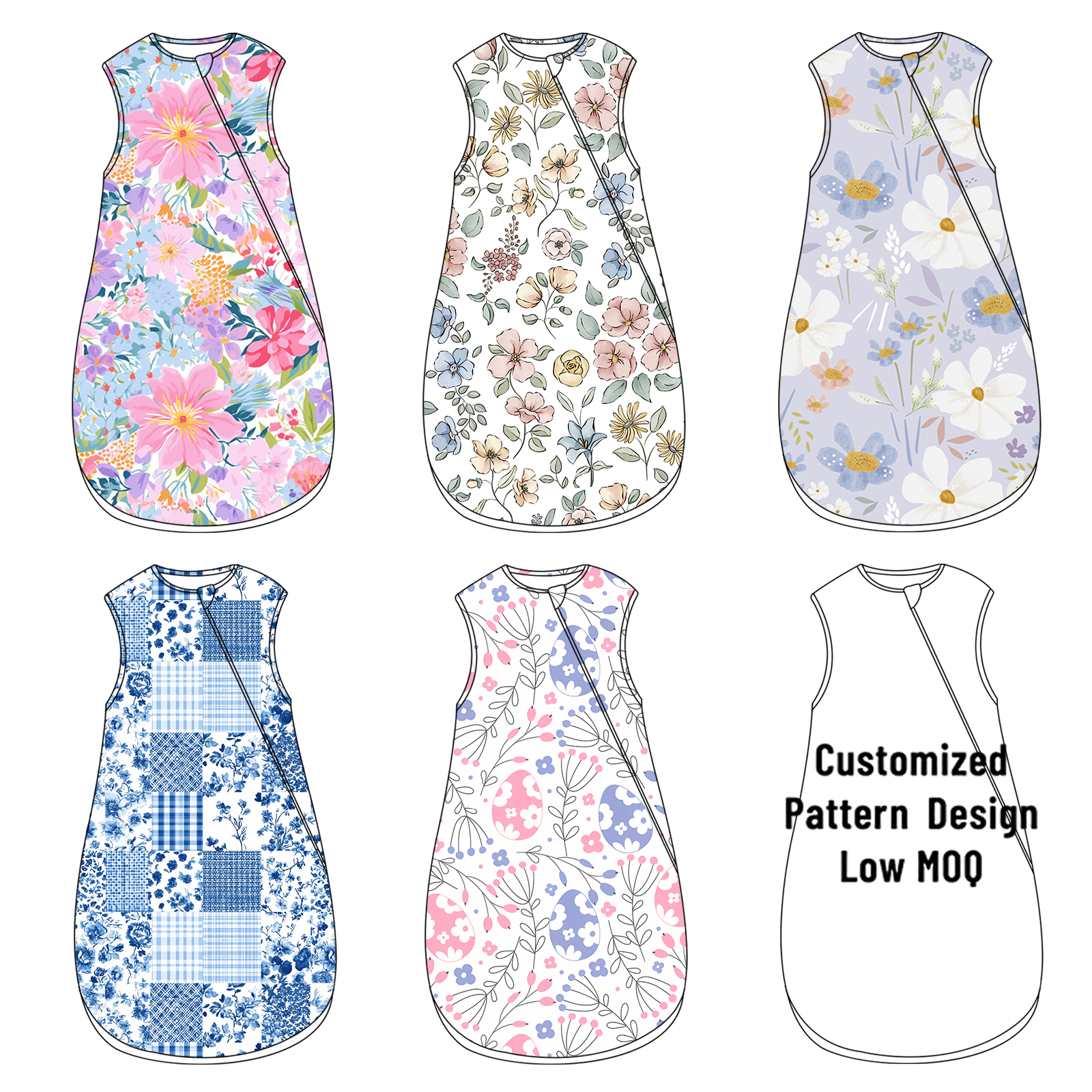 Baby Muslin Sleeping Bag Flexible Customization for Brands ASTM F963 Certified