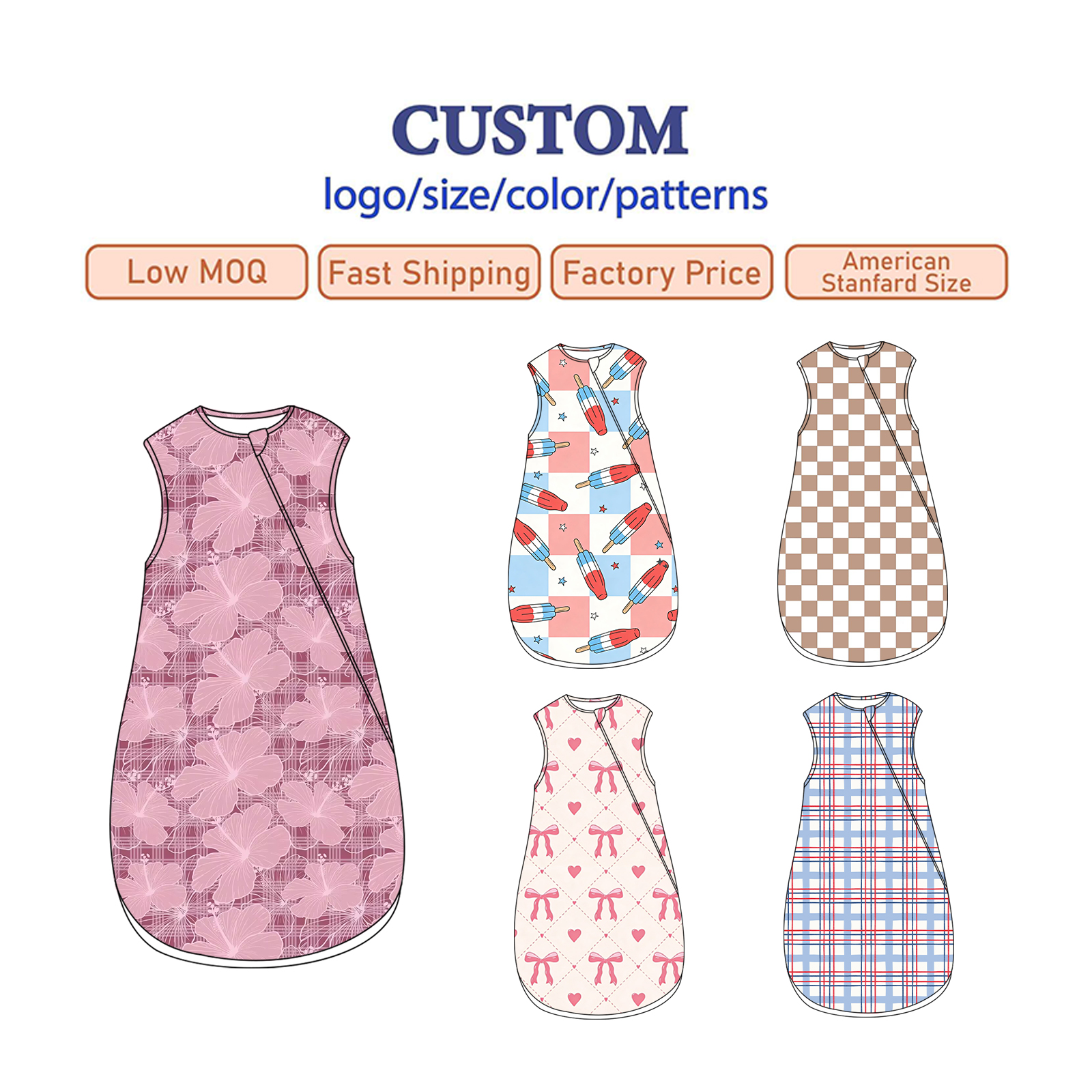 Tog 2 Sleep Sack Custom Logo Program for Brands CE Approved Certified