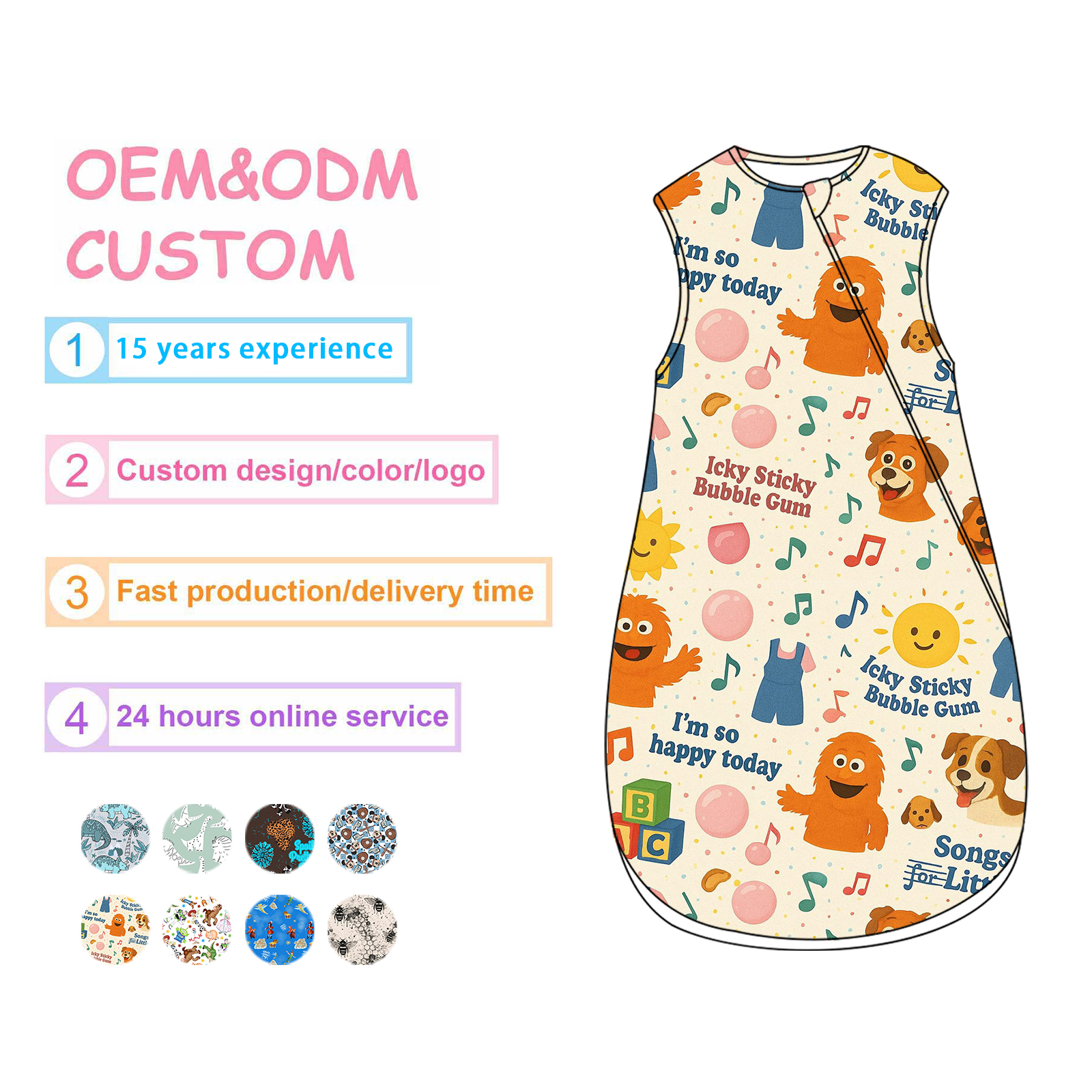 Scalable Private Label Baby Duck Sleeping Bag Tiered Pricing Contracts Grow Your Boutique with Us