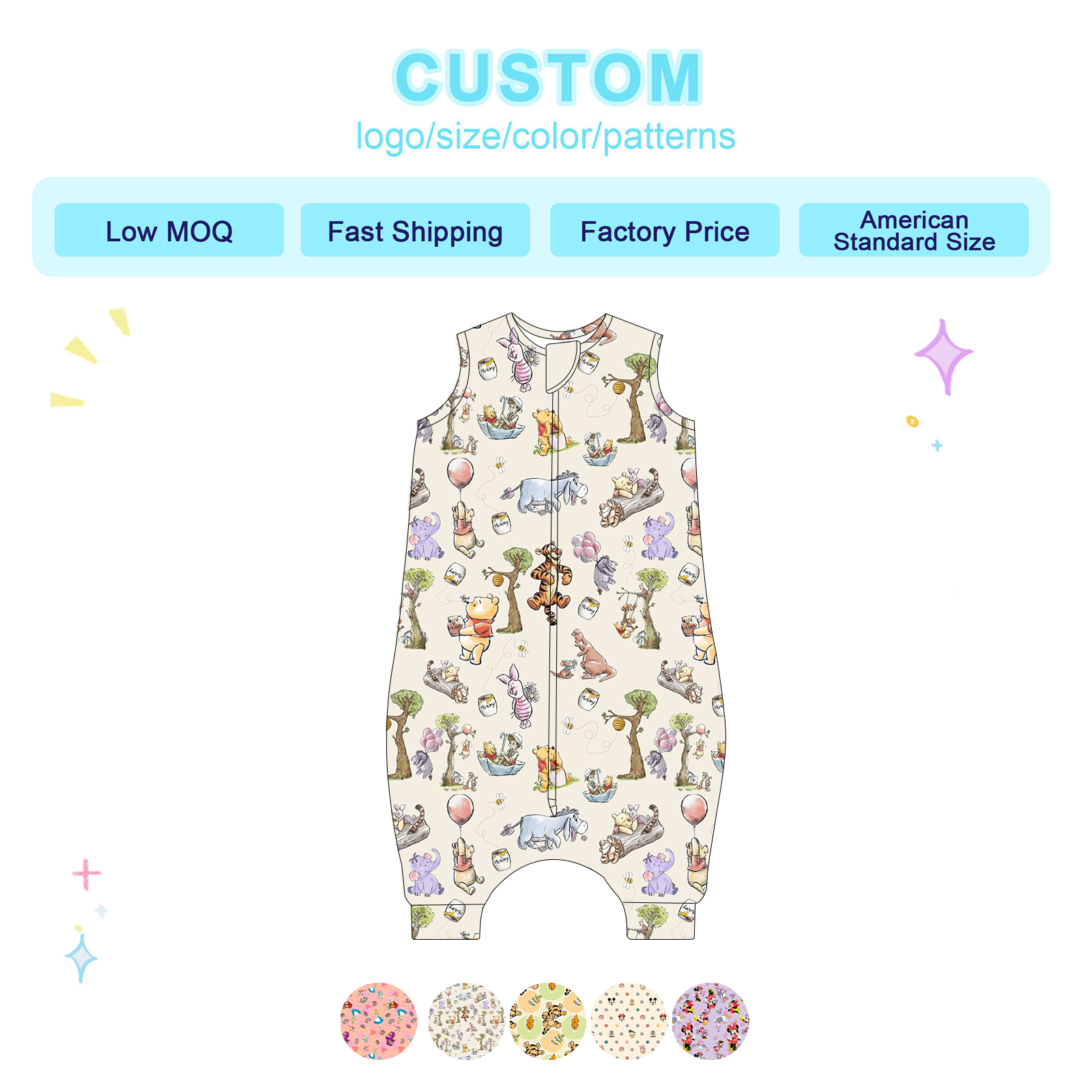Unique Sleep Sack For Baby Wholesale Small Batch Collections for Modern Brands