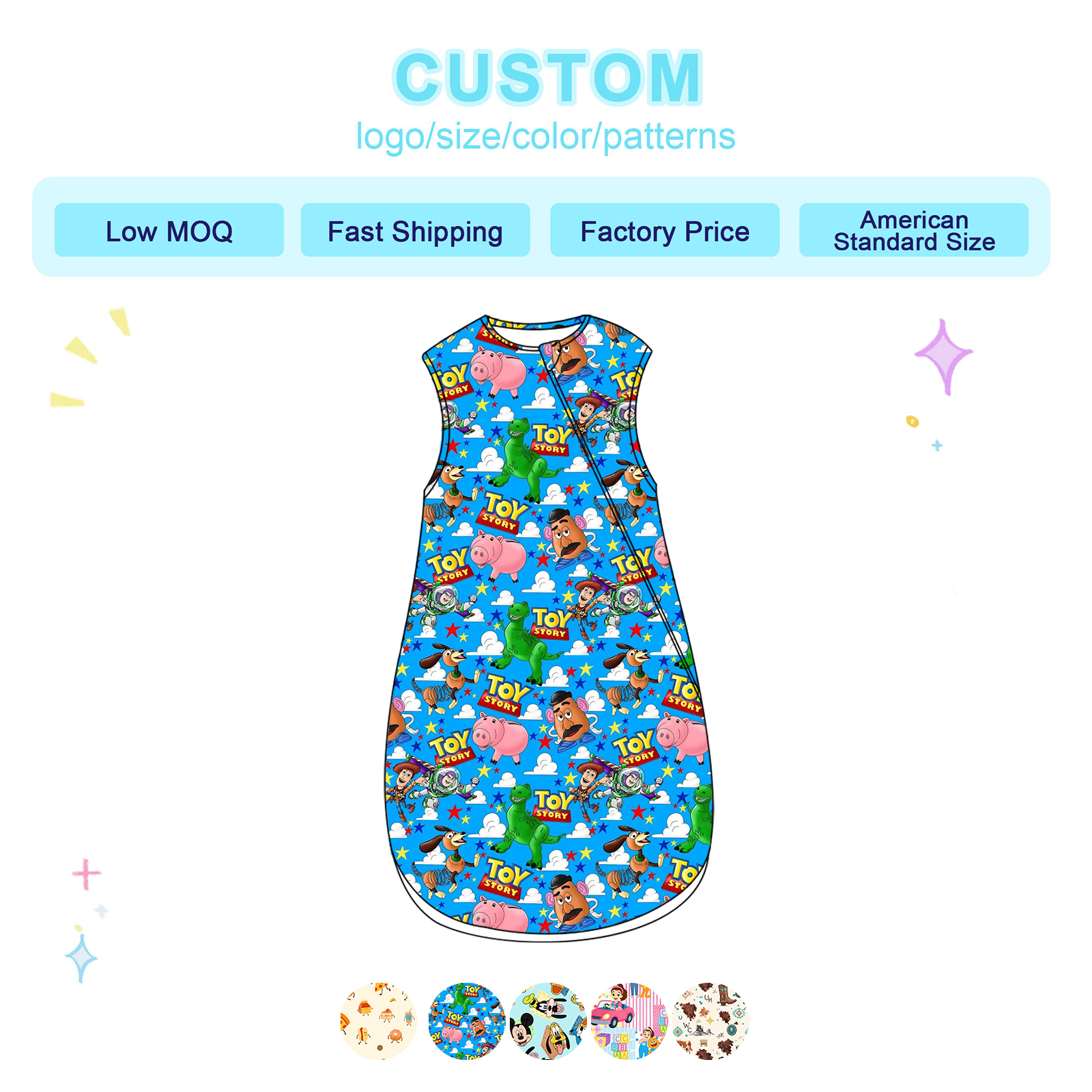 Bespoke Bamboo Baby Sleeper Verified Manufacturer Curated Styles for Independent Boutiques