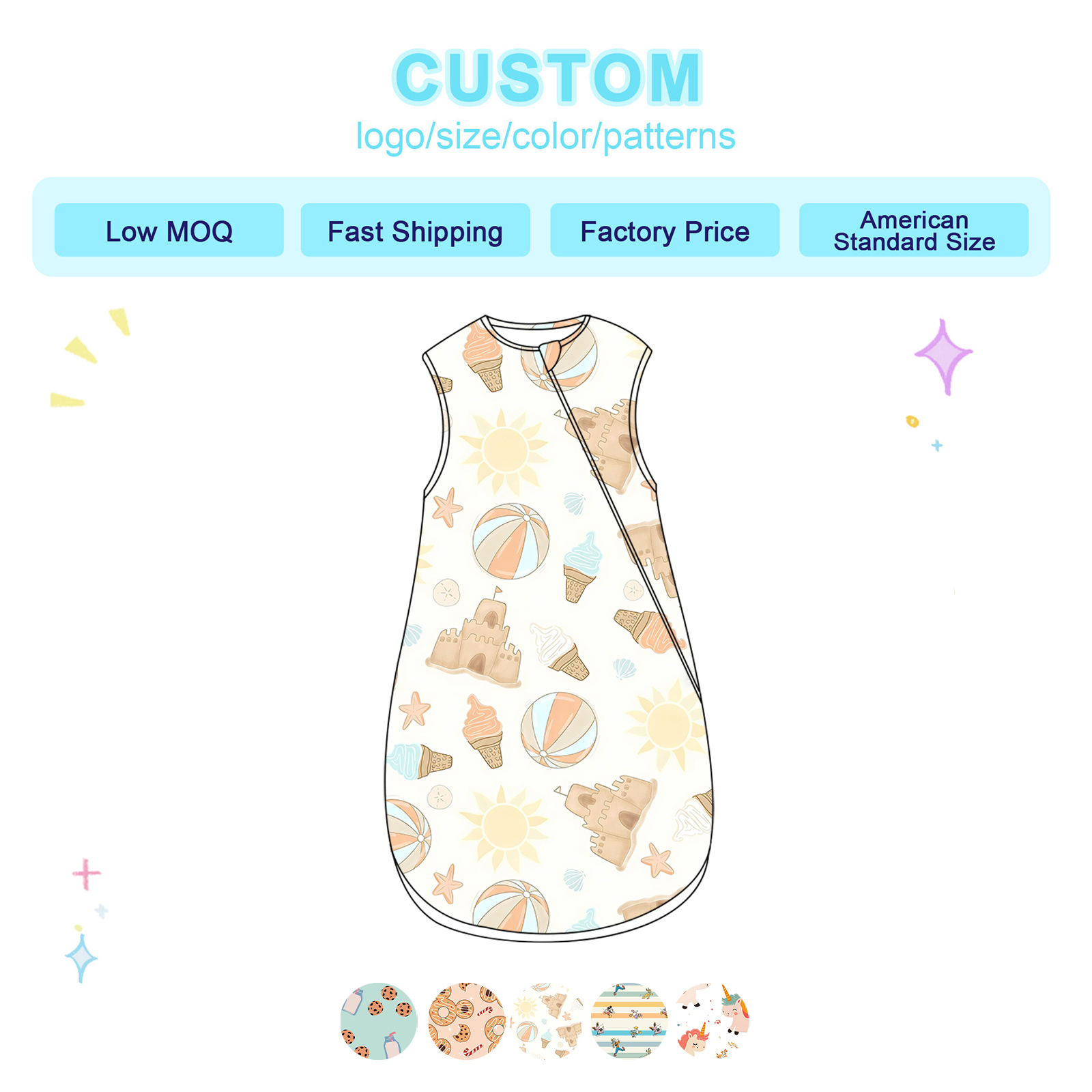 Swaddle Wrap Baby B2B Garment Sourcing
