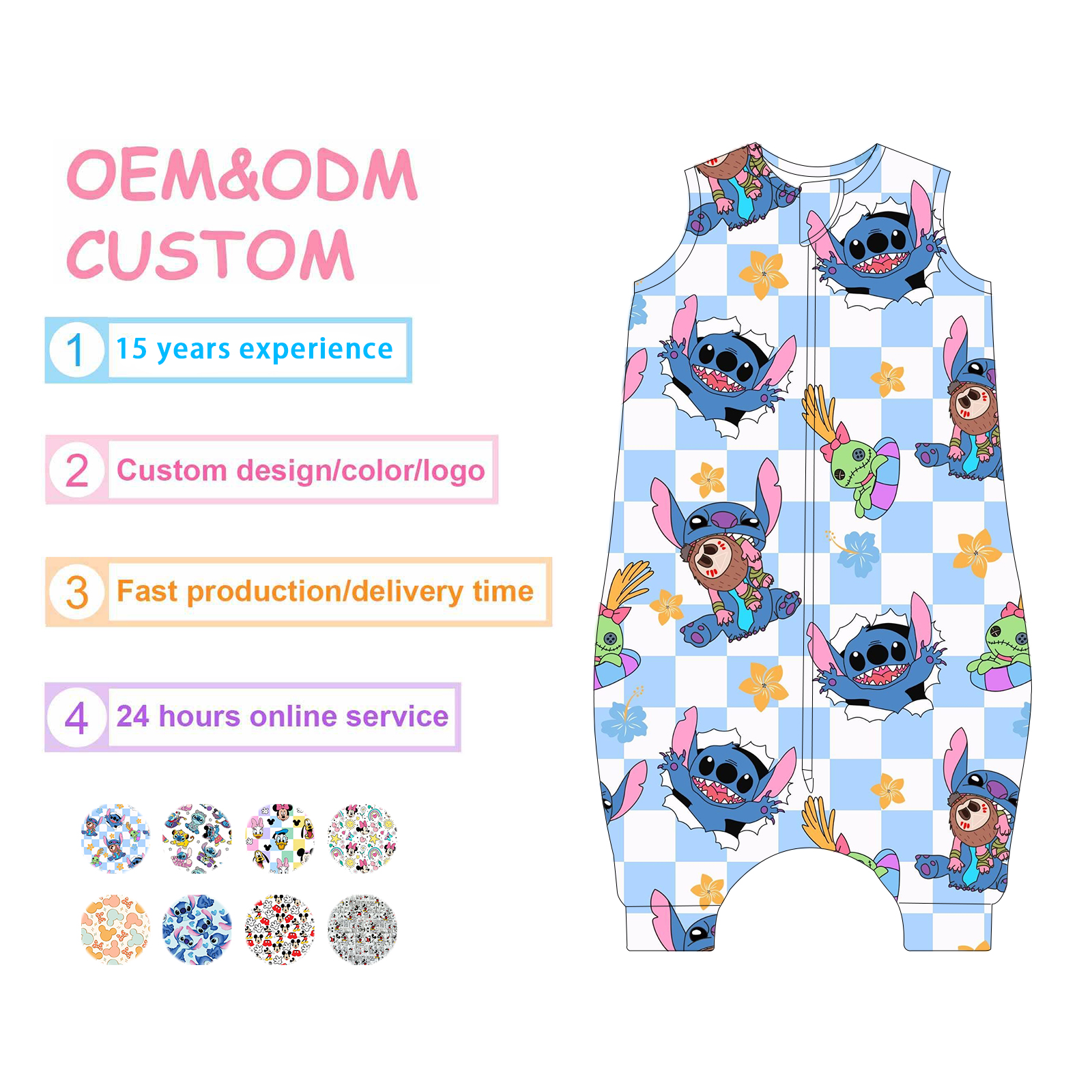 Best Hypoallergenic Certified Custom Bamboo Baby Sleepwear Garment Plant High Volume Export Expert
