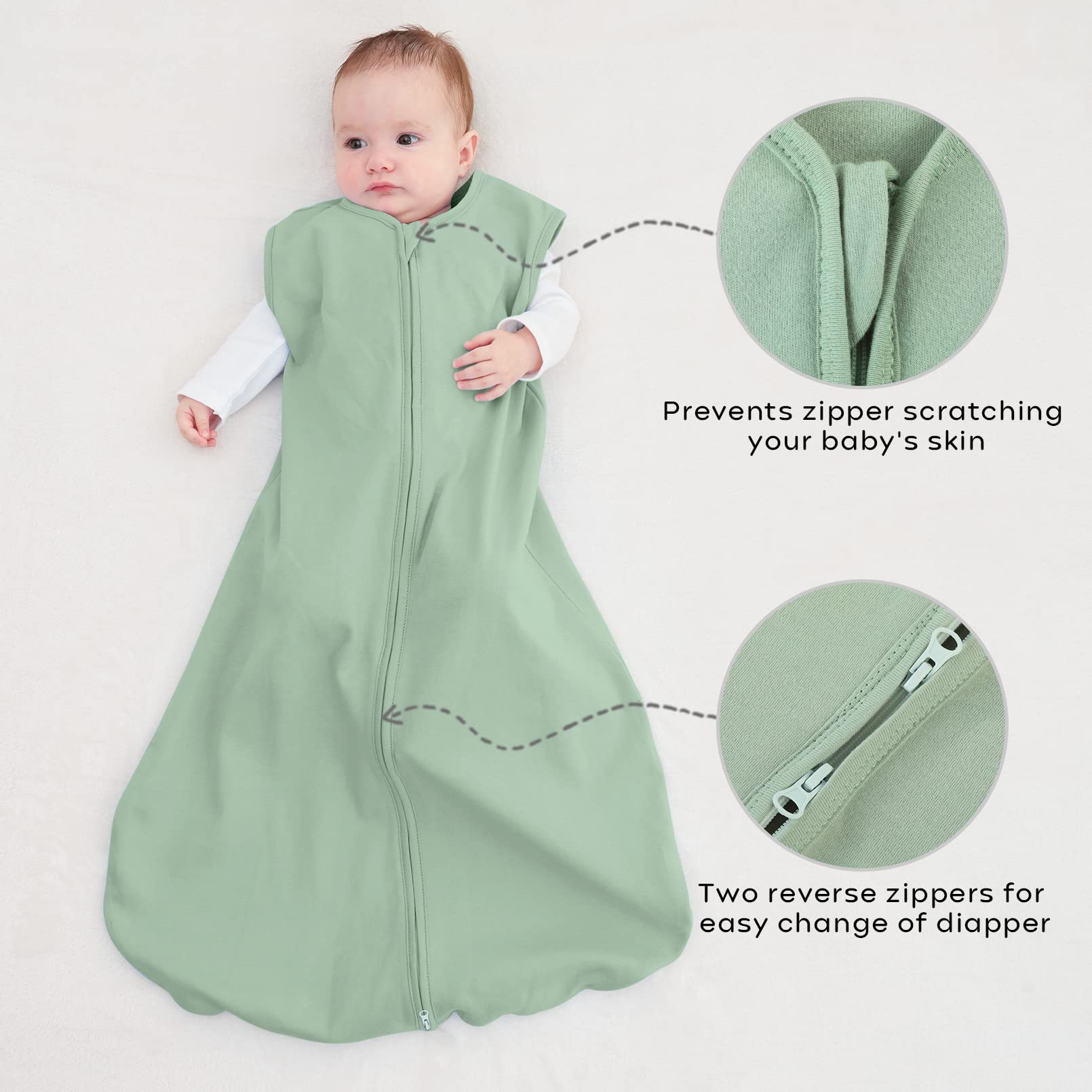 Scalable Private Label Girl Baby Sleep Sacks Bamboo ODM Manufacturing Grow Your Boutique with Us