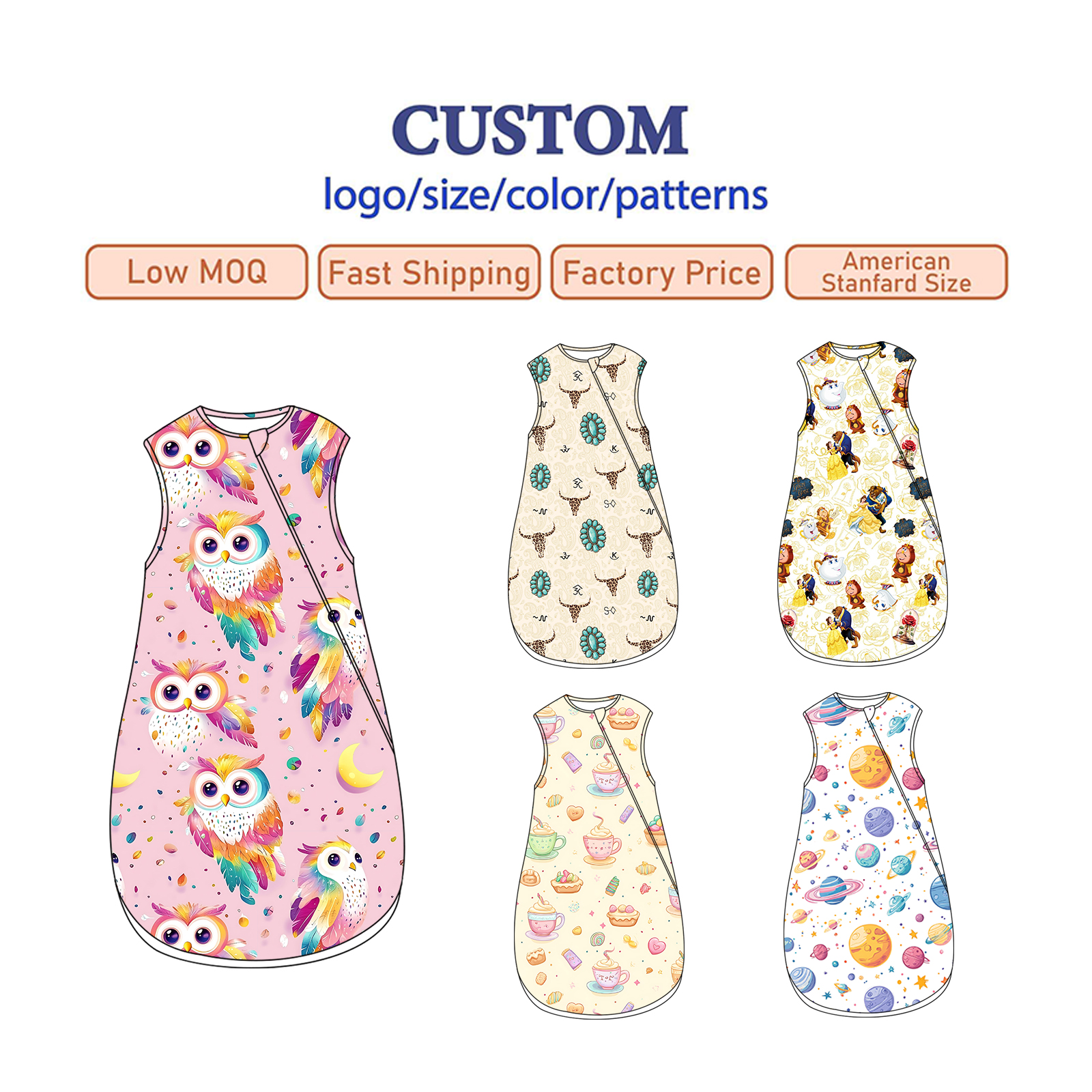 1.0 Tog Sleep Sack Volume Order Discounts for Brands CE Approved Certified