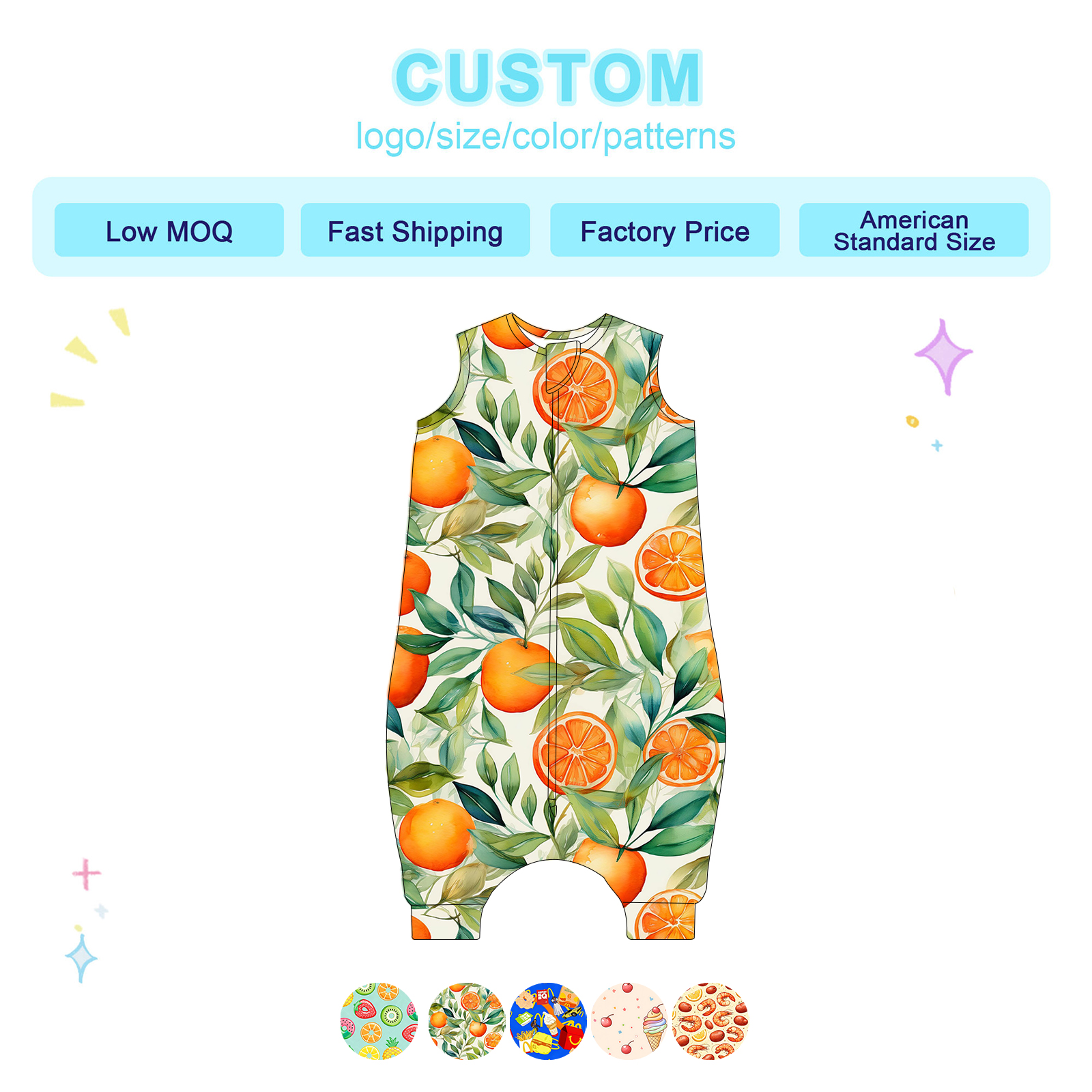OEM Factory Professional Children’S Footed Pyjama Set & Classic Car Sleep Sack Collection Manufactur