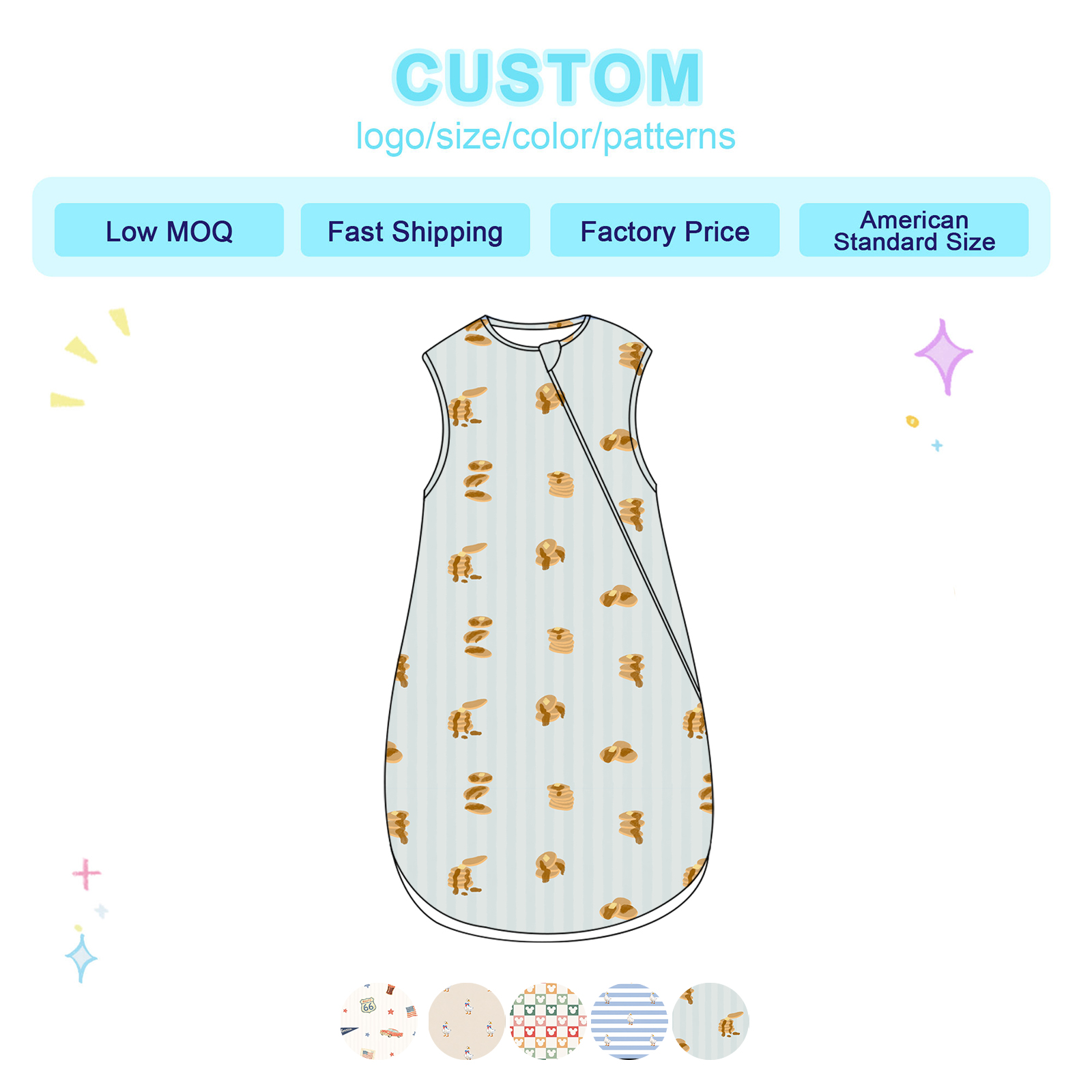 Baby Sleeping Bag Newborn Size Ready to Ship Stocks