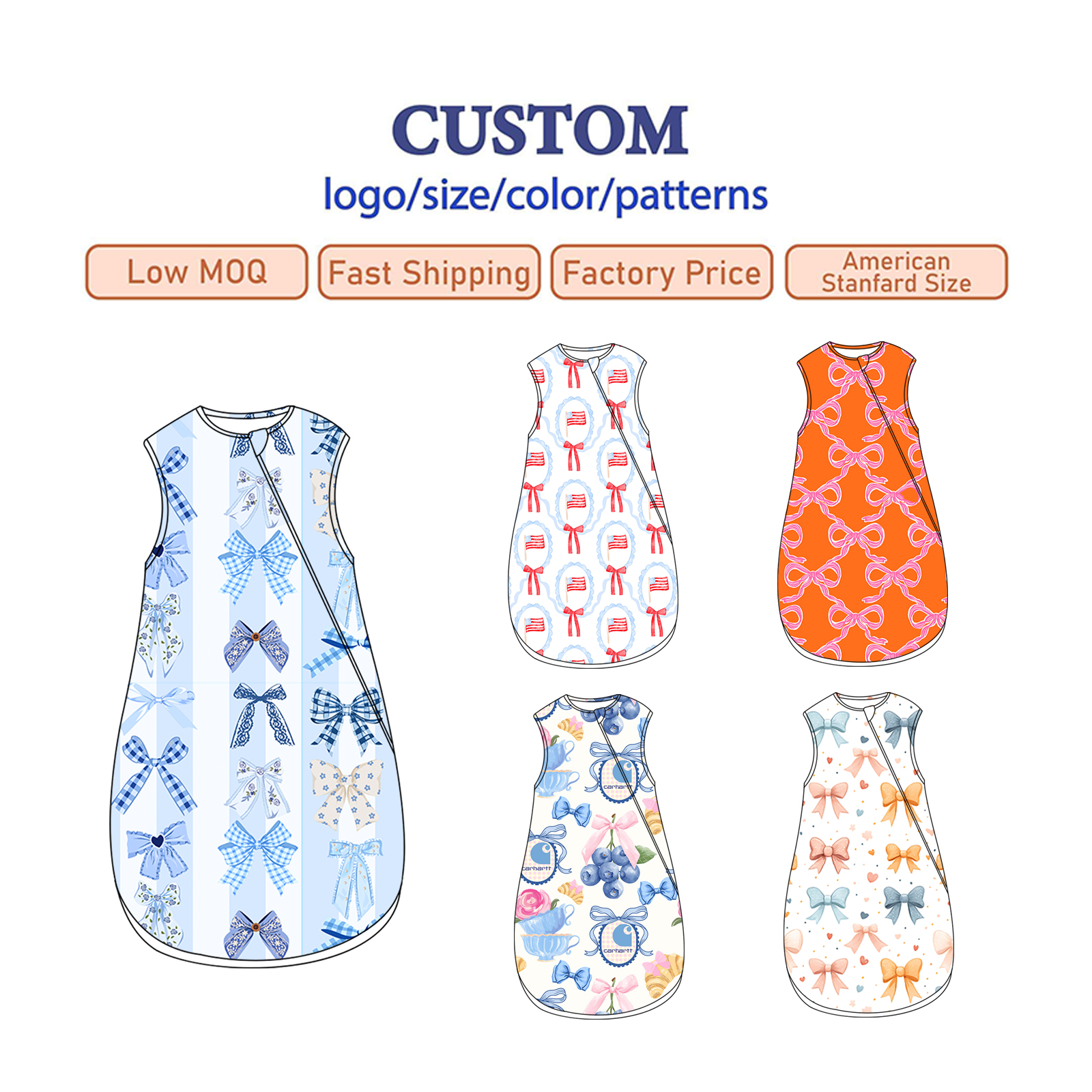 Seamless Newborn Baby Sleeping Bag Cotton B2B Garment Sourcing with Chemical Free Safety Compliance