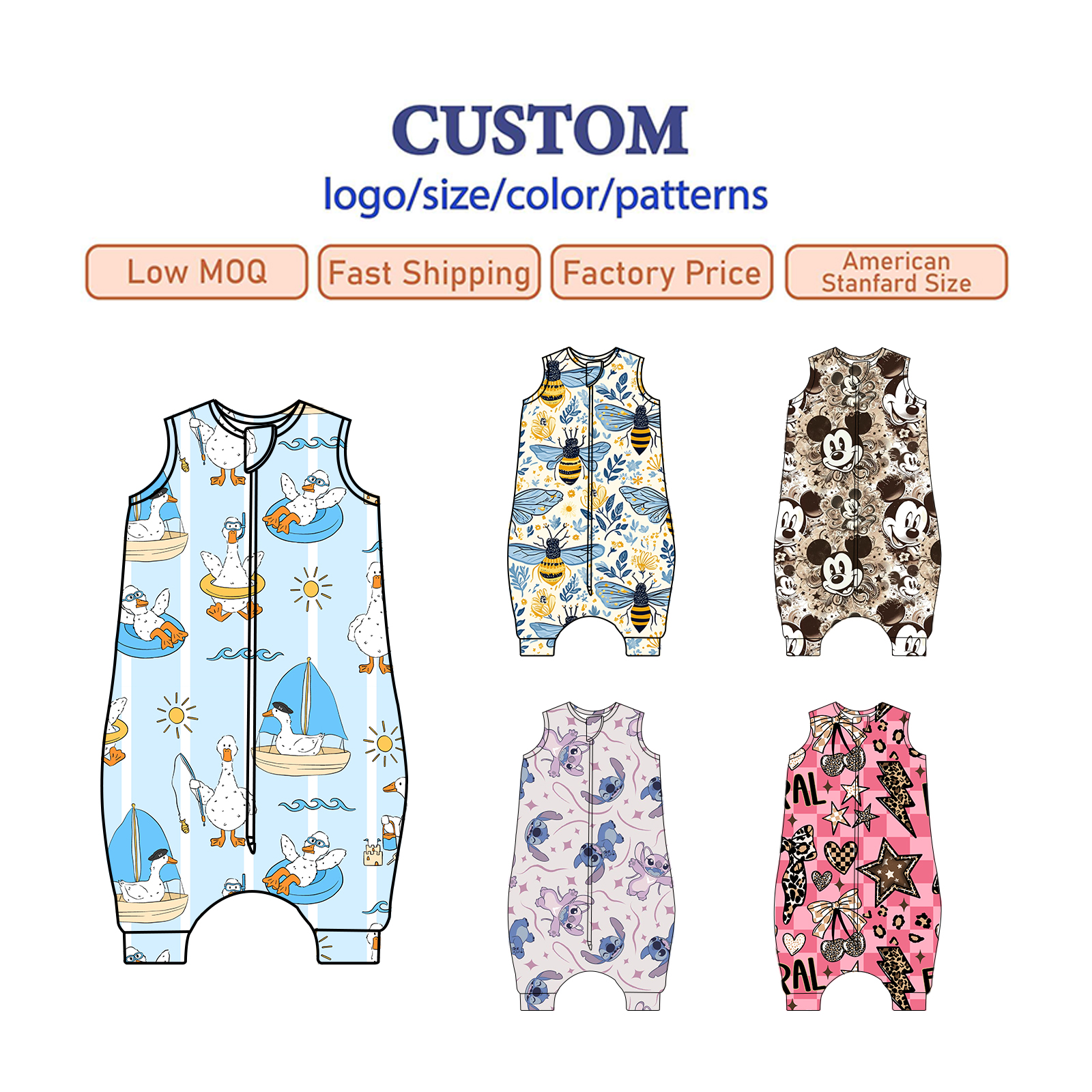 Mass Production Sleep Sack Baby Swaddle With Wrap Contract Factory Scalable Solutions for Big Brands